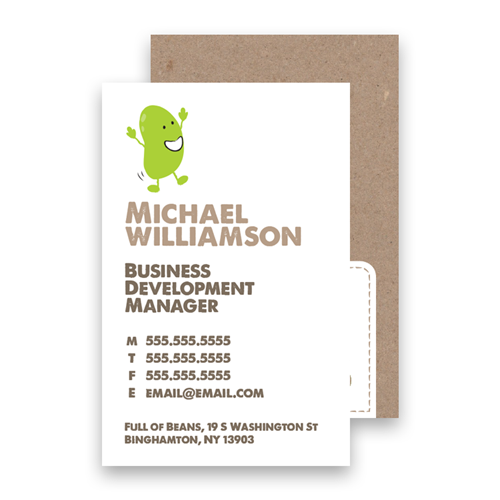 Show details for Full of Beans - Business Cards